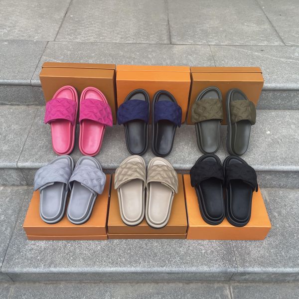 summer women man pool pillow comfort slippers fashion letter velcro design flat mules slide beach slippers rub shoe''louise'&, Black
summer women man pool pillow comfort slippers fashion letter velcro design flat mules slide beach slippers rub shoe''louise'&, Black