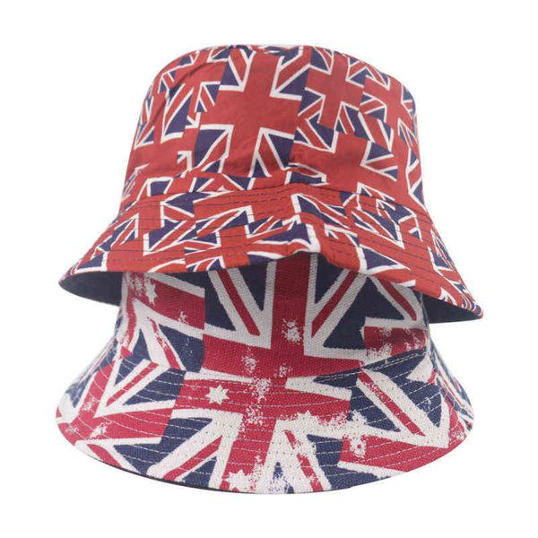 british flag spring autumn street sun-shade fisherman m word trend dual-wear outdoor sun-proof basin hat bucket hat designer y220702, Blue;gray
british flag spring autumn street sun-shade fisherman m word trend dual-wear outdoor sun-proof basin hat bucket hat designer y220702, Blue;gray