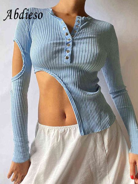 women's abdieso autumn ribber knit long sleeve t shirts casual women 202 t220824, White
women's abdieso autumn ribber knit long sleeve t shirts casual women 202 t220824, White
