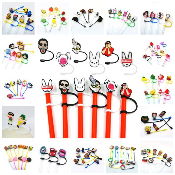 custom bad bunny etc pattern soft silicone straw ers accessories cover charms reusable splash proof drinking dust plug decorative 8mm straw
custom bad bunny etc pattern soft silicone straw ers accessories cover charms reusable splash proof drinking dust plug decorative 8mm straw