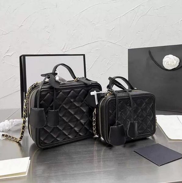 sw luxury quality cosmetic bags box grained caviar crossbody designer bags gold-tone metal chain key lock zipper patchwork messenger shoulde
sw luxury quality cosmetic bags box grained caviar crossbody designer bags gold-tone metal chain key lock zipper patchwork messenger shoulde