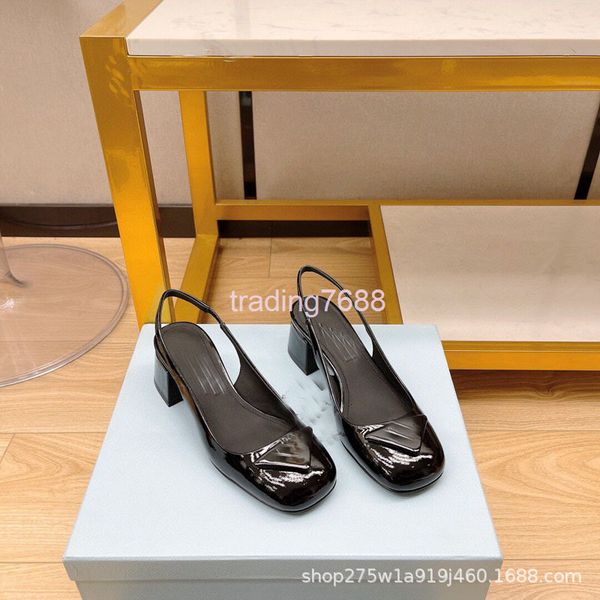 sandals high heel mary jane single shoes women's spring thick middle fashion leisure triangle standard french patent leather, Black
sandals high heel mary jane single shoes women's spring thick middle fashion leisure triangle standard french patent leather, Black