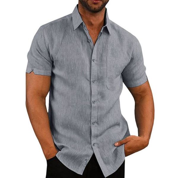 summer men casual shirts short sleeve button down linen tees cotton spread collar beach t-shirts plus size -4xl, White;black
summer men casual shirts short sleeve button down linen tees cotton spread collar beach t-shirts plus size -4xl, White;black