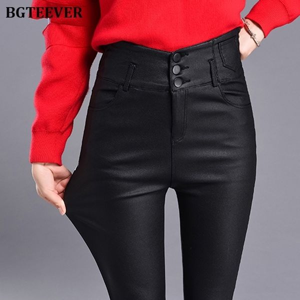 bgteever winter womens leather pant female thicken high waisted pant pu skinny stretch pencil pantalons y200418, Black;white
bgteever winter womens leather pant female thicken high waisted pant pu skinny stretch pencil pantalons y200418, Black;white