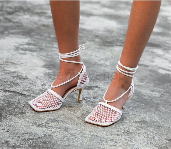 eilyken summer autumn mesh pumps sandals female square toe high heel lace up cross-tied stiletto hollow dress pumps spgpwoutgeq, Black
eilyken summer autumn mesh pumps sandals female square toe high heel lace up cross-tied stiletto hollow dress pumps spgpwoutgeq, Black