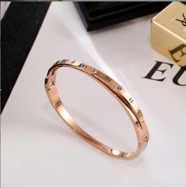new titanium steel digital bracelet double-layer rose gold diamond bracelet female japan and south korea personalized, Silver
new titanium steel digital bracelet double-layer rose gold diamond bracelet female japan and south korea personalized, Silver