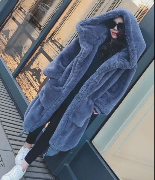 women faux fur long coat fashion hooded fur jacket outwear zipper up extra long streetwear overcoat loose oversized winter clothes, Black
women faux fur long coat fashion hooded fur jacket outwear zipper up extra long streetwear overcoat loose oversized winter clothes, Black