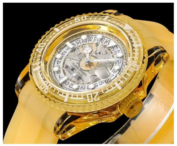 f8 glass crystal series sub men's watch 2824 automatic movement glow-in-the-dark sapphire transparent version designer waterproof 300 m, Slivery;brown
f8 glass crystal series sub men's watch 2824 automatic movement glow-in-the-dark sapphire transparent version designer waterproof 300 m, Slivery;brown