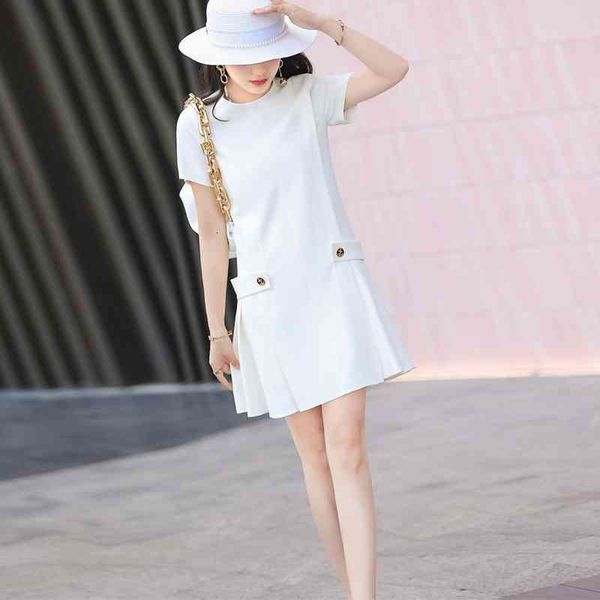 casual dresses celebrity style skirt summer women's round neck short sleeve waist closed solid dress medium, Black;gray
casual dresses celebrity style skirt summer women's round neck short sleeve waist closed solid dress medium, Black;gray