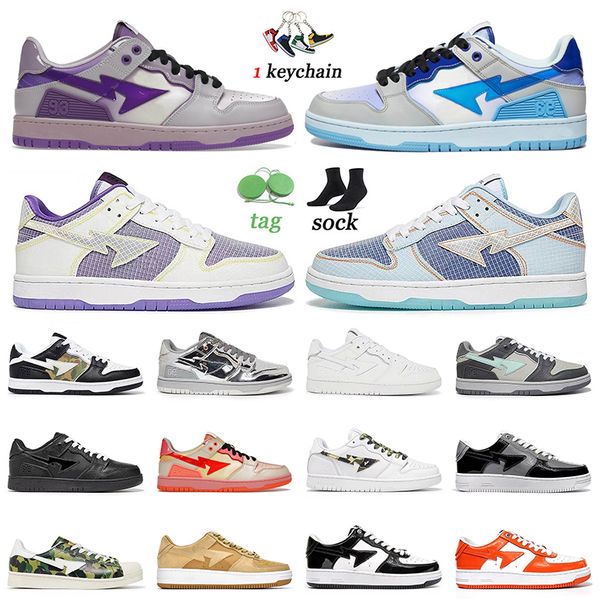 bapestas designer casual shoes mens women baped sk8 sta sports sneakers union purple blue hajime sorayama triple white orange wheat red plat, Black
bapestas designer casual shoes mens women baped sk8 sta sports sneakers union purple blue hajime sorayama triple white orange wheat red plat, Black