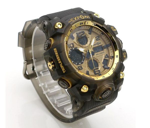 2238 fashion outdoor sports electronics wristwatches waterproof men's dual display shockproof mountaineering luminous student silicone, Slivery;brown
2238 fashion outdoor sports electronics wristwatches waterproof men's dual display shockproof mountaineering luminous student silicone, Slivery;brown