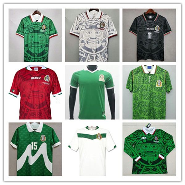 2022 retro edition mexico soccer jersey long sleeve vintage 2006 1995 1986 1994 world cup shirt blanco hernandez classic football uniforms, Black;yellow
2022 retro edition mexico soccer jersey long sleeve vintage 2006 1995 1986 1994 world cup shirt blanco hernandez classic football uniforms, Black;yellow