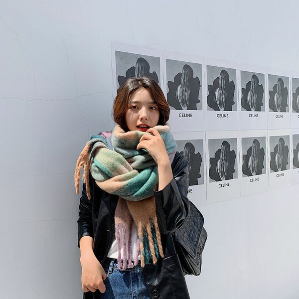 2022 winter scarf for women korean style ins internet celebrity same style womens tassel plaid scarf mid-length decorative scarf for women, Blue;gray
2022 winter scarf for women korean style ins internet celebrity same style womens tassel plaid scarf mid-length decorative scarf for women, Blue;gray