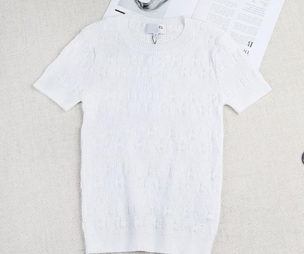 601 xl 2022 milan runway spring summer brand same style short sleeve women's crew neck black t shirt striped womens yidao, White
601 xl 2022 milan runway spring summer brand same style short sleeve women's crew neck black t shirt striped womens yidao, White