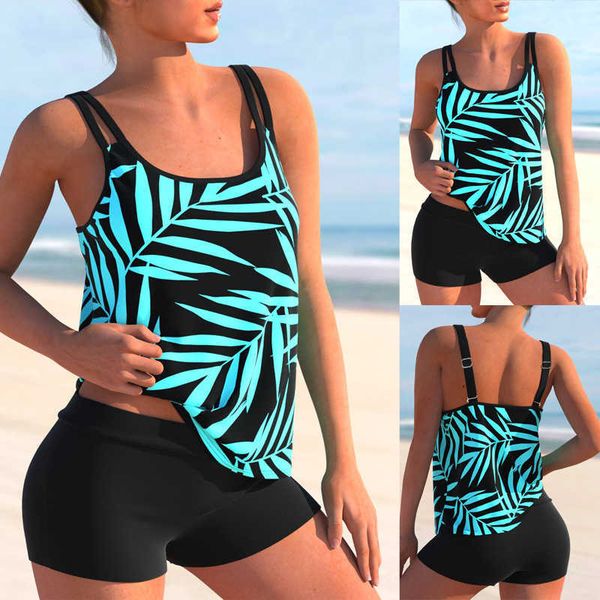 2022 new bikini final print camouflage flat corner split large size swimsuit for women no logo
2022 new bikini final print camouflage flat corner split large size swimsuit for women no logo