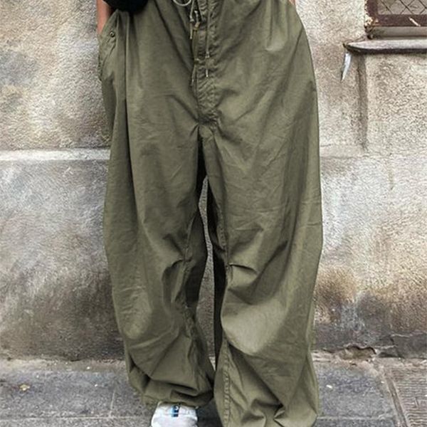 odessa chic oversized cargo pants women 90s streetwear hip hop style baggy adjustable waist drawstring y2k female long pant 220813, Black;white
odessa chic oversized cargo pants women 90s streetwear hip hop style baggy adjustable waist drawstring y2k female long pant 220813, Black;white