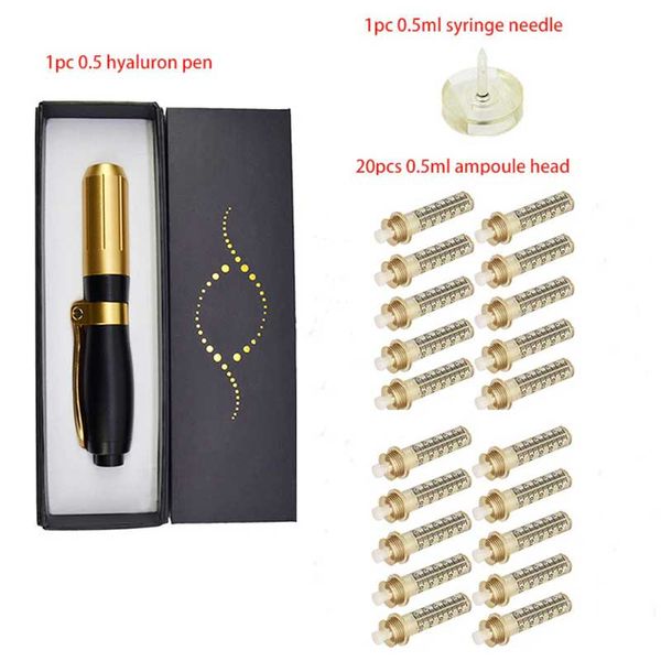 0.5 mesotherapy gun hyaluron pen with 20pcs 0.5ml ampoule head and 1pc syringe needle for face anti wrinkle lip injection beauty tool, Black;white
0.5 mesotherapy gun hyaluron pen with 20pcs 0.5ml ampoule head and 1pc syringe needle for face anti wrinkle lip injection beauty tool, Black;white