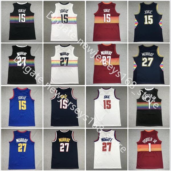 stitched 15 nikola basketball jerseys 2021-22 city navy jokic jamal murray 27 michael porter jr. 1 blue white black orange men sports shirts, Black;red
stitched 15 nikola basketball jerseys 2021-22 city navy jokic jamal murray 27 michael porter jr. 1 blue white black orange men sports shirts, Black;red