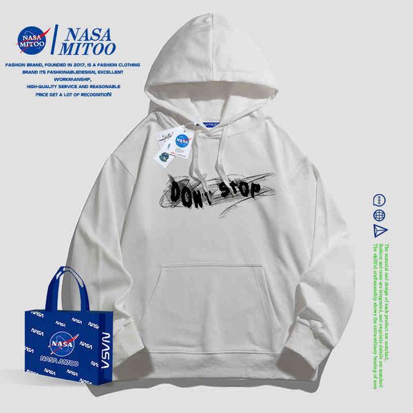 nasa american hiphop trendy women's autumn and winter loose lazy wind niche street high-grade clothes, Black
nasa american hiphop trendy women's autumn and winter loose lazy wind niche street high-grade clothes, Black