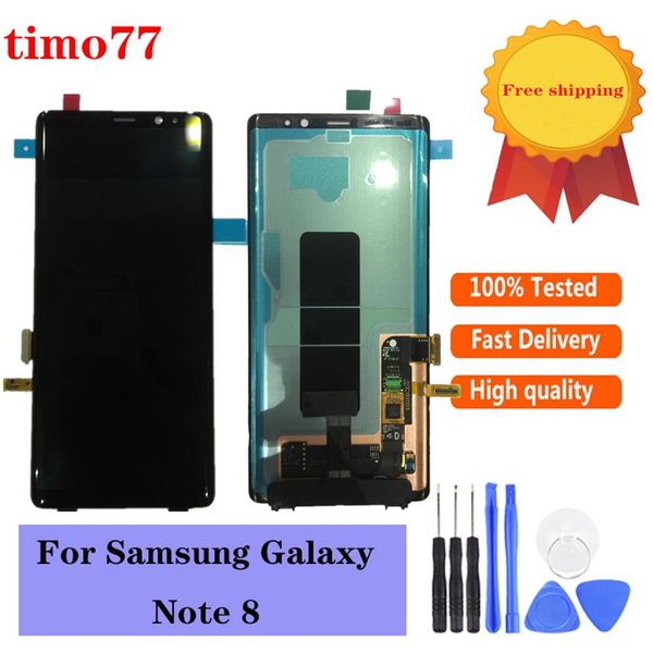 original for samsung galaxy note 8 n950 cell phone display touch panels lcd screen replacement assembly complete with adhesive291e
original for samsung galaxy note 8 n950 cell phone display touch panels lcd screen replacement assembly complete with adhesive291e