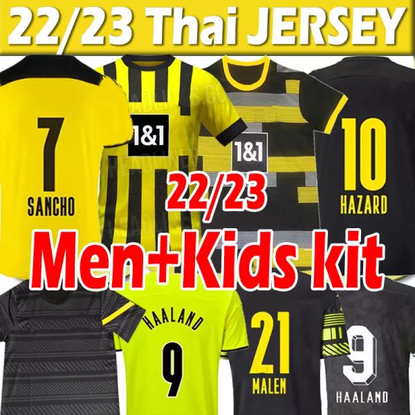 haaland soccer jersey 21 22 23 football shirt reus neongelb bellingham dortmund hummels brandt men + kids kit maillot de foot 2021 2022 2023, Black;yellow
haaland soccer jersey 21 22 23 football shirt reus neongelb bellingham dortmund hummels brandt men + kids kit maillot de foot 2021 2022 2023, Black;yellow