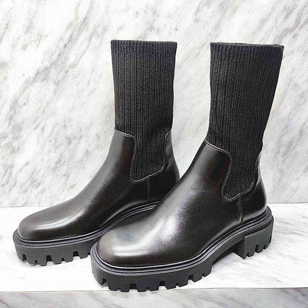 boots autumn winter new women black fashion socks groove pattern ankle elastic stockings chelsea martin womenza 220719
boots autumn winter new women black fashion socks groove pattern ankle elastic stockings chelsea martin womenza 220719