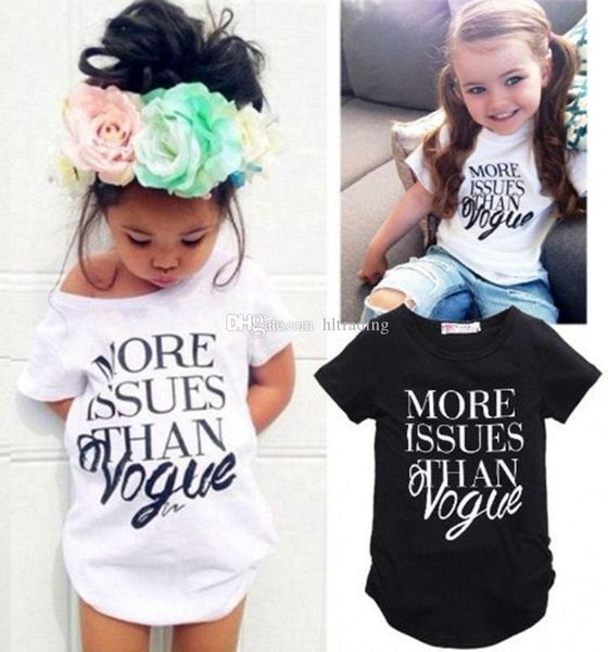 2018 ins baby "more issues than vogue" letter print t-shirt summer tees girls boutique kids clothin, Blue
2018 ins baby "more issues than vogue" letter print t-shirt summer tees girls boutique kids clothin, Blue