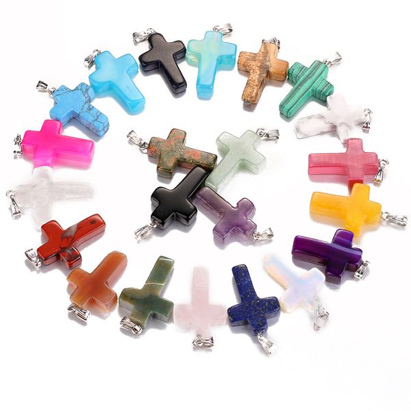 natural chakra stone corss charms turquoise tiger eye lapis lazuli beads pendants diy jewelry making necklace earring pendant, Bronze;silver
natural chakra stone corss charms turquoise tiger eye lapis lazuli beads pendants diy jewelry making necklace earring pendant, Bronze;silver