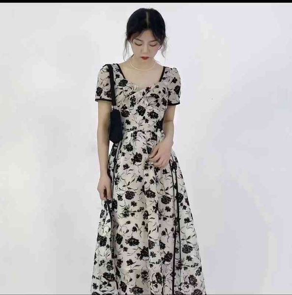 casual dresses french floral long dress high waist slim summer short sleeve niche design square neck tea break skirt 7h5u, Black;gray
casual dresses french floral long dress high waist slim summer short sleeve niche design square neck tea break skirt 7h5u, Black;gray