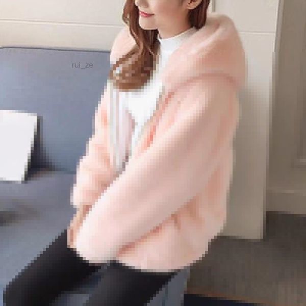 & women's fur faux imitation winter grass mink coat ladies artificial hooded soft 2021 jacket red, Black
& women's fur faux imitation winter grass mink coat ladies artificial hooded soft 2021 jacket red, Black