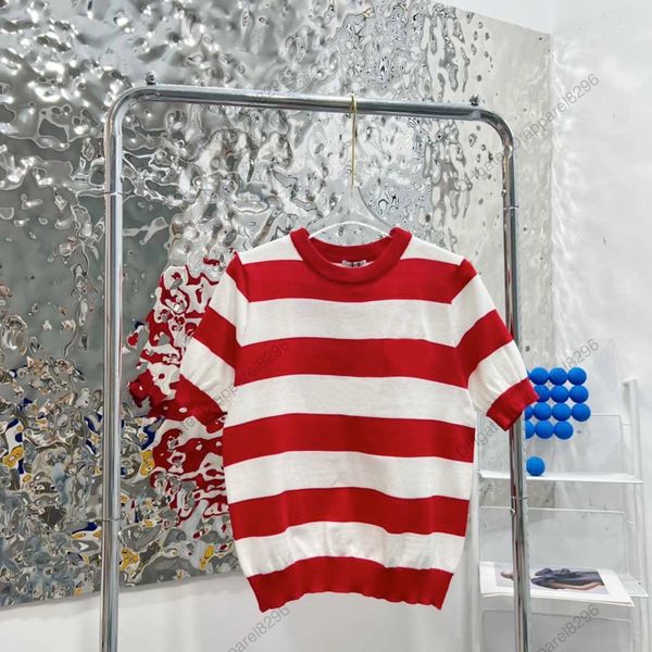 2022 summer womens clothing tees ladies knits luxury designer t shirts striped colorblock embroidered letters round neck short sleeve slim, White
2022 summer womens clothing tees ladies knits luxury designer t shirts striped colorblock embroidered letters round neck short sleeve slim, White