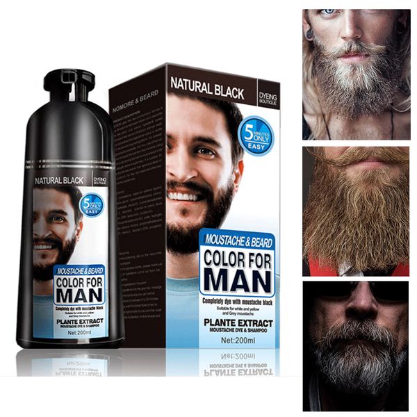 natural long lasting 200ml permanent beard dye shampoo for men beard dying removal white grey beard hair men dye shampoone
natural long lasting 200ml permanent beard dye shampoo for men beard dying removal white grey beard hair men dye shampoone