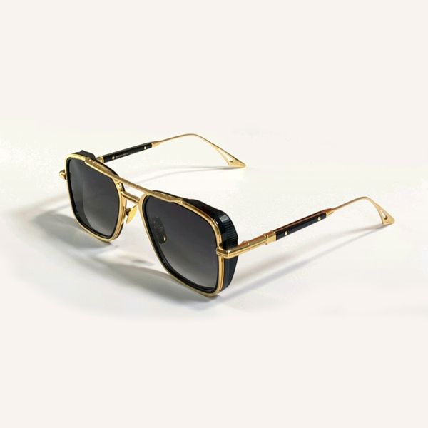 square pilot sunglasses gold black grey shaded men shades fashion sunglasses uv eyewear summer with box, White;black
square pilot sunglasses gold black grey shaded men shades fashion sunglasses uv eyewear summer with box, White;black