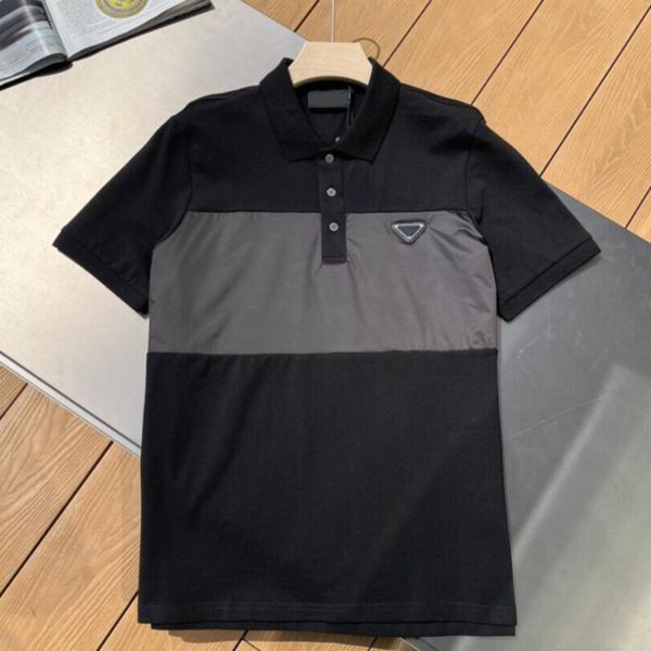 mens classic designer polos luxury t shirts summer short sleeved polo tees with inverted triangle brand p men casual t-shirts gq0o, White;black
mens classic designer polos luxury t shirts summer short sleeved polo tees with inverted triangle brand p men casual t-shirts gq0o, White;black