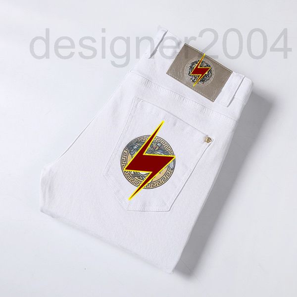 men's jeans designer 2021 spring and summer white fashion brand new jeans men's embroidery elastic slim fit small foot straight pa, Blue
men's jeans designer 2021 spring and summer white fashion brand new jeans men's embroidery elastic slim fit small foot straight pa, Blue