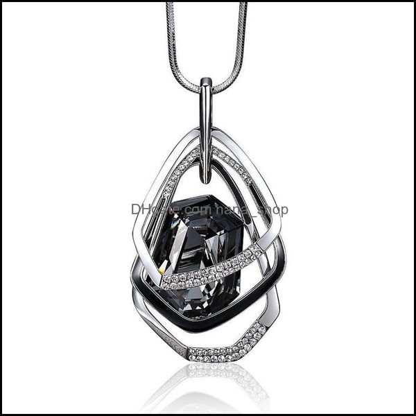 pendant necklaces fashion and exquisite personality long mti-layer geometric crystal sweater chain necklace creative nanasho nanashop dhmzq, Silver
pendant necklaces fashion and exquisite personality long mti-layer geometric crystal sweater chain necklace creative nanasho nanashop dhmzq, Silver