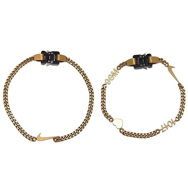 2019 1017 alyx studio logo metal chain gold necklace men women fashion bracelet hip hop outdoor street accessories festival gift f342w, Silver
2019 1017 alyx studio logo metal chain gold necklace men women fashion bracelet hip hop outdoor street accessories festival gift f342w, Silver