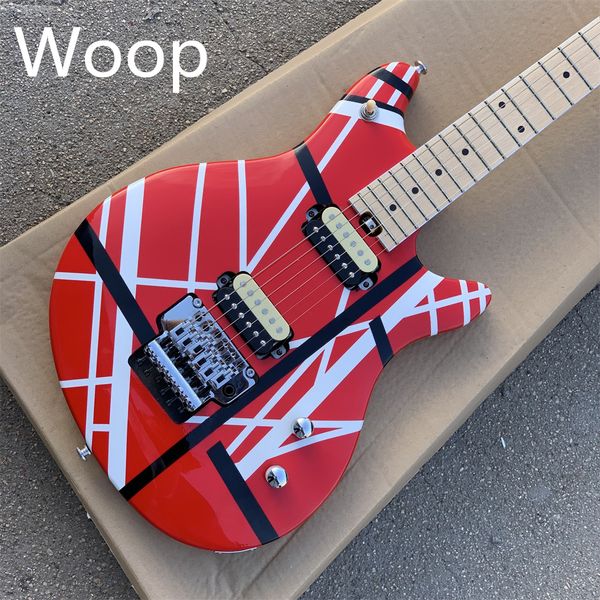 in stock electric guitar retro body and retro neck guitar red and white stripes immediate delivery
in stock electric guitar retro body and retro neck guitar red and white stripes immediate delivery