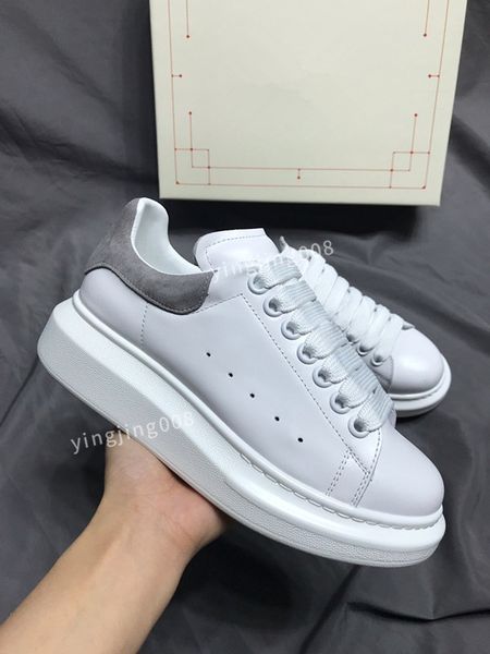 2022 fashion designer white black classic suede shoes flats platform velvet leather sneaker espadrille flat sole sneakers dress shoes