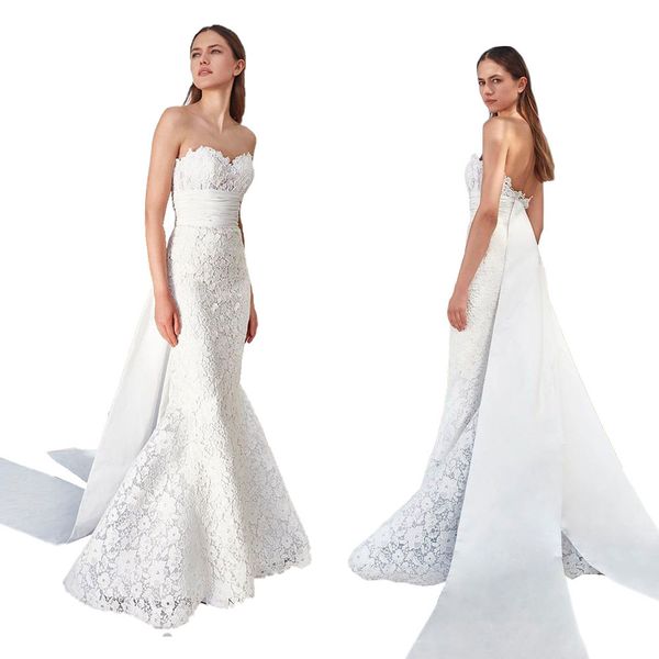 elegant white wedding dresses lace strapless detachable train bridal gowns sweep train wedding dress vestidos de novia plus size
elegant white wedding dresses lace strapless detachable train bridal gowns sweep train wedding dress vestidos de novia plus size