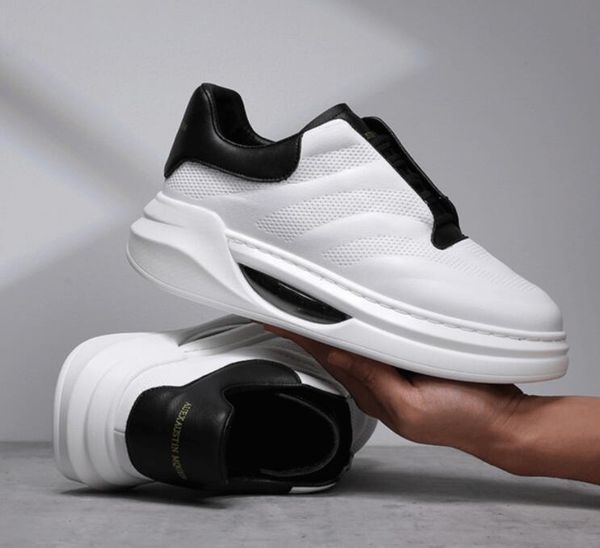 designer men summer punk sneakers casual shoes genuine leather platform sport increase loafers flat heel round toe lace-up fashion internet, Black
designer men summer punk sneakers casual shoes genuine leather platform sport increase loafers flat heel round toe lace-up fashion internet, Black