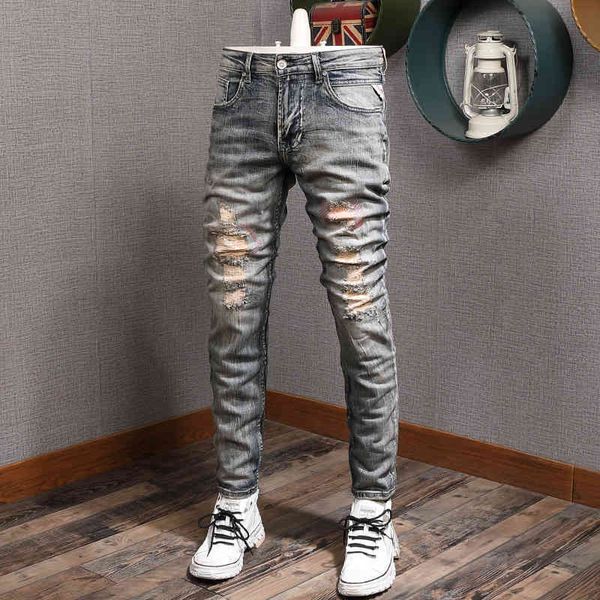 men's jeans fashionable men's jeans with holes worn yellow and blue street fashionable embroidered patch slim fitting 9gvh
men's jeans fashionable men's jeans with holes worn yellow and blue street fashionable embroidered patch slim fitting 9gvh