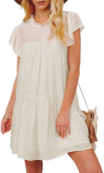 women v neck stars sundress loose short sleeve shift babydoll dress 43gf#, Black;gray
women v neck stars sundress loose short sleeve shift babydoll dress 43gf#, Black;gray