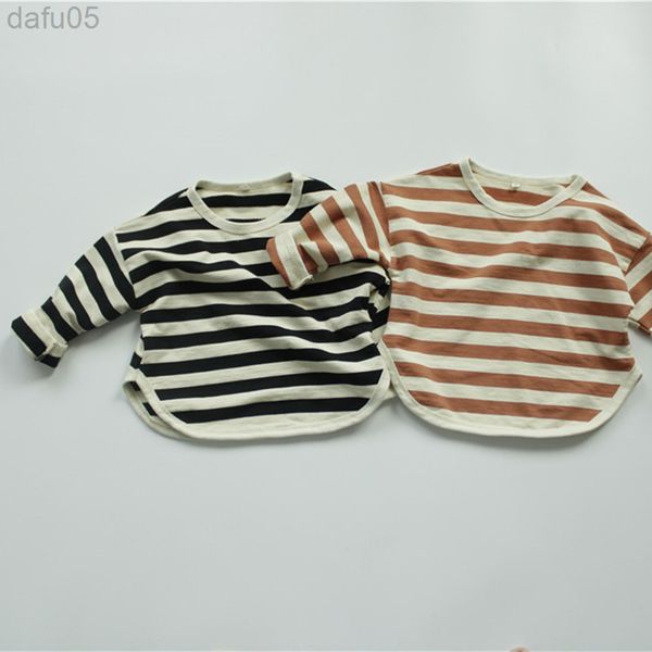 children's clothing spring autumn baby girls boys stripe loose sweater t-shirt baby girls boys sweatshirts fashion casual clothing l220, Black
children's clothing spring autumn baby girls boys stripe loose sweater t-shirt baby girls boys sweatshirts fashion casual clothing l220, Black