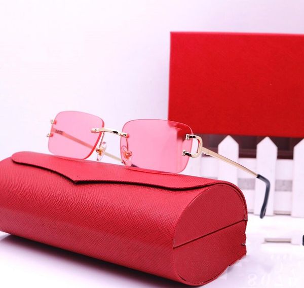 2022 latest fashion men sunglasses sunshade glasses leopard head composite metal rimless optical frame classic rectangle square gold luxury, White;black
2022 latest fashion men sunglasses sunshade glasses leopard head composite metal rimless optical frame classic rectangle square gold luxury, White;black