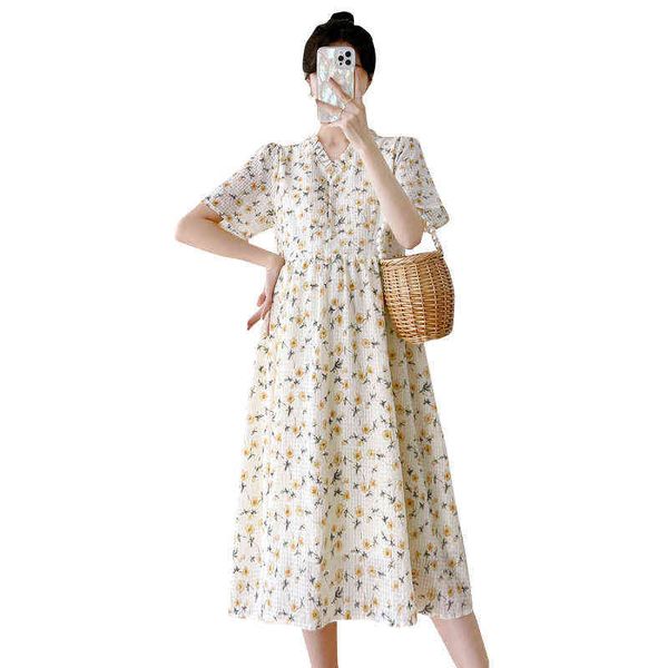 maternity summer fashion floral dress ruffled vneck short sleeve pregnant woman lactation dress sweet pregnancy nursing dress j220628, White
maternity summer fashion floral dress ruffled vneck short sleeve pregnant woman lactation dress sweet pregnancy nursing dress j220628, White