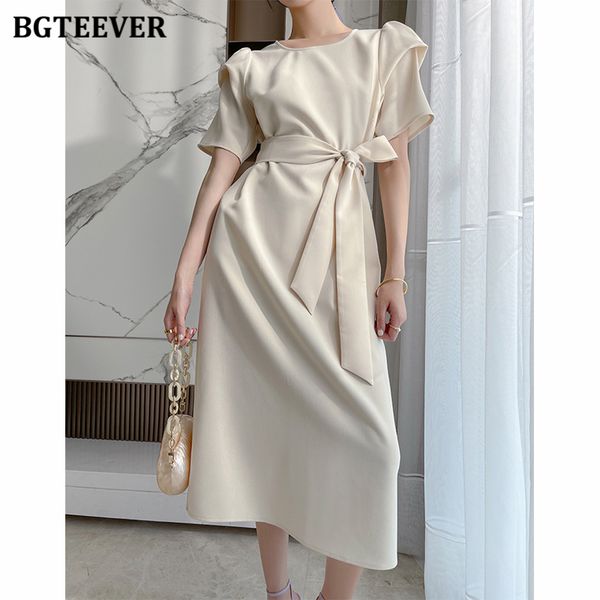 elegant o-neck women mid-length dress puff sleeve lace-up female split a-line dress 2021 summer solid vestidos femme, Black;gray
elegant o-neck women mid-length dress puff sleeve lace-up female split a-line dress 2021 summer solid vestidos femme, Black;gray