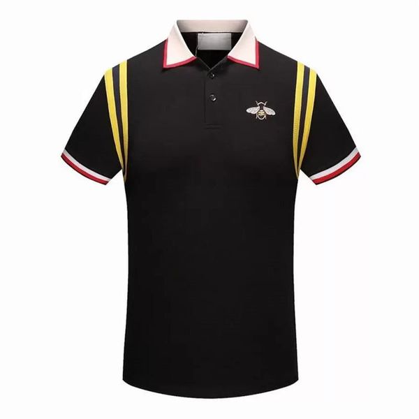 2022 italy designer polo shirt t shirts brand floral embroidery mens polos high street fashion stripe print polo t-shirt, White;black
2022 italy designer polo shirt t shirts brand floral embroidery mens polos high street fashion stripe print polo t-shirt, White;black