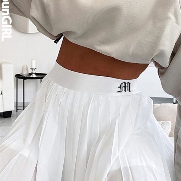 heyoungirl casual white mini pleated skirts shorts letter print high waisted short skirt korean preppy style summer dance 220317, Black
heyoungirl casual white mini pleated skirts shorts letter print high waisted short skirt korean preppy style summer dance 220317, Black