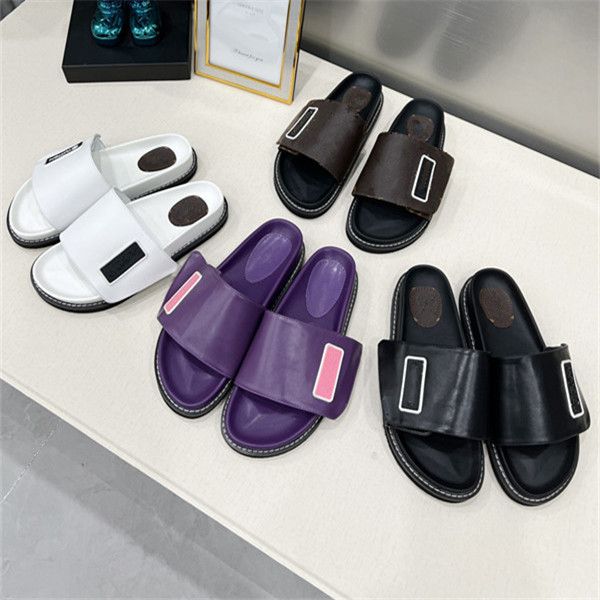 2022 l spring and summer new products slippers men's women's slippers cowhide casual sandals flat shoes high-end quality have box/, Black
2022 l spring and summer new products slippers men's women's slippers cowhide casual sandals flat shoes high-end quality have box/, Black